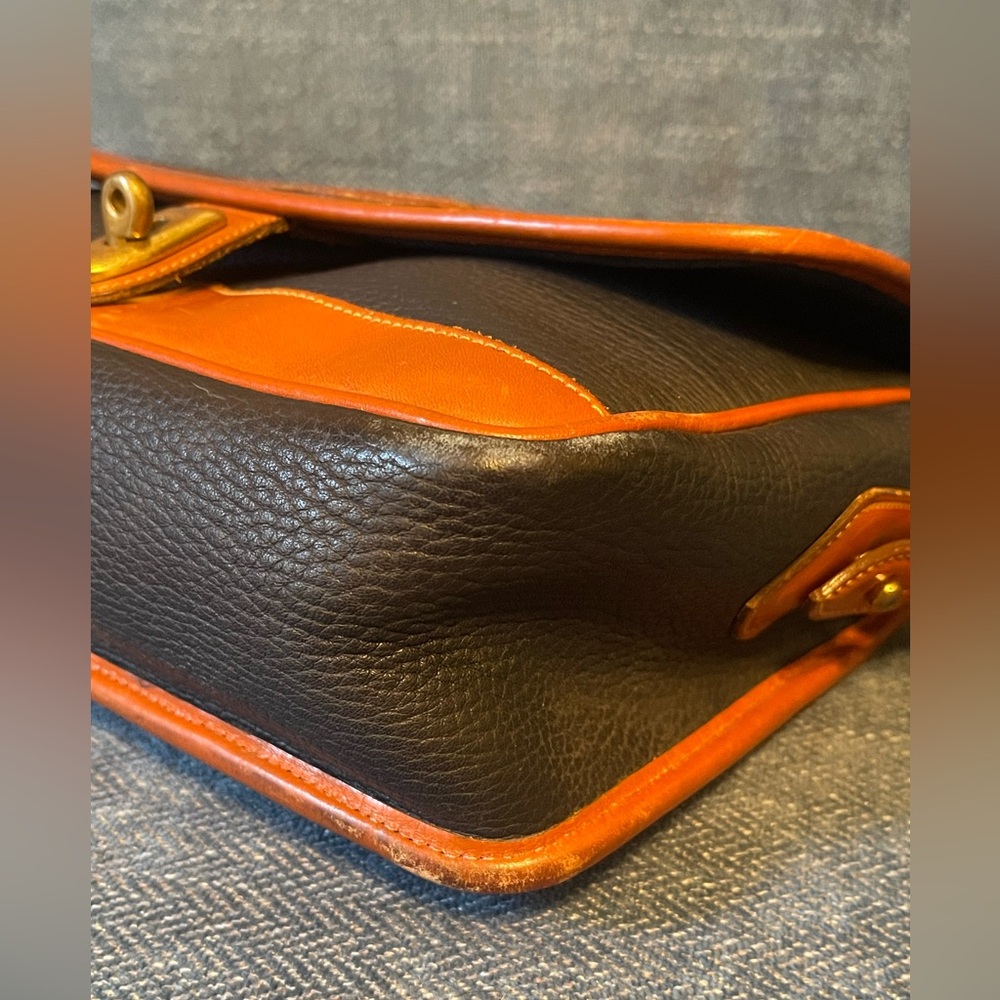 Vintage Dooney & Bourke All Weather Leather Carrier Bag Medium Sized - Picture 7 of 17